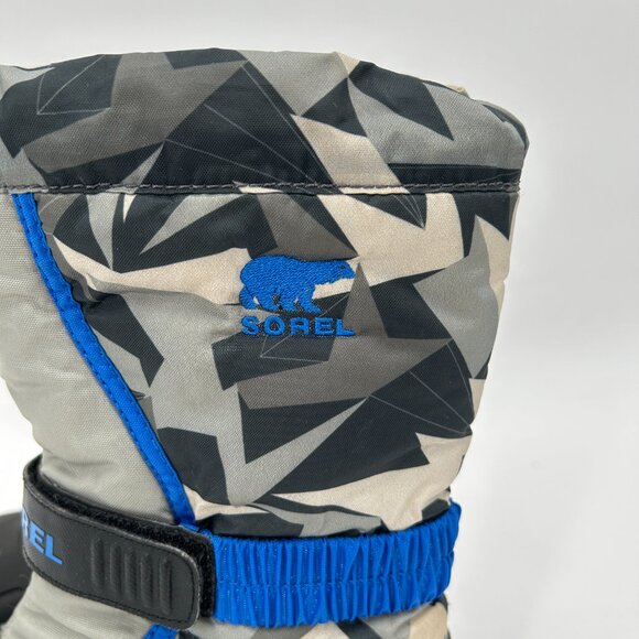 Sorel Kids Snow Boots - Black and Blue - Picture 6 of 10